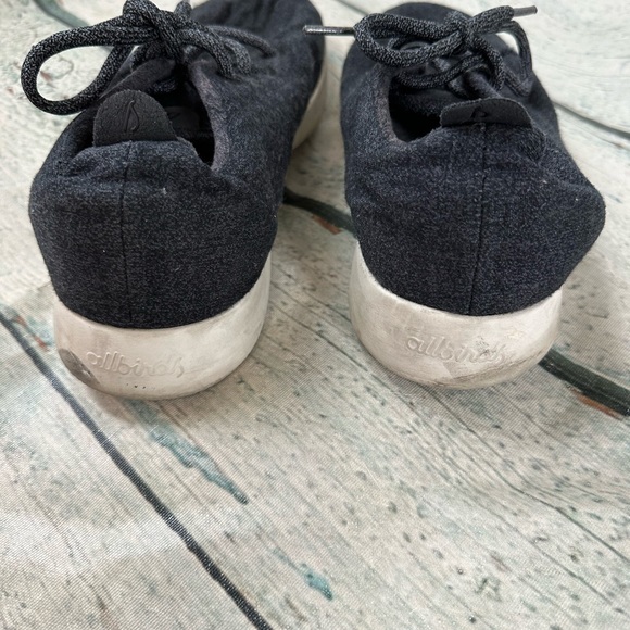 Allbirds mens 9 wool super light charcoal grey sneakers comfort running shoes - Picture 6 of 8
